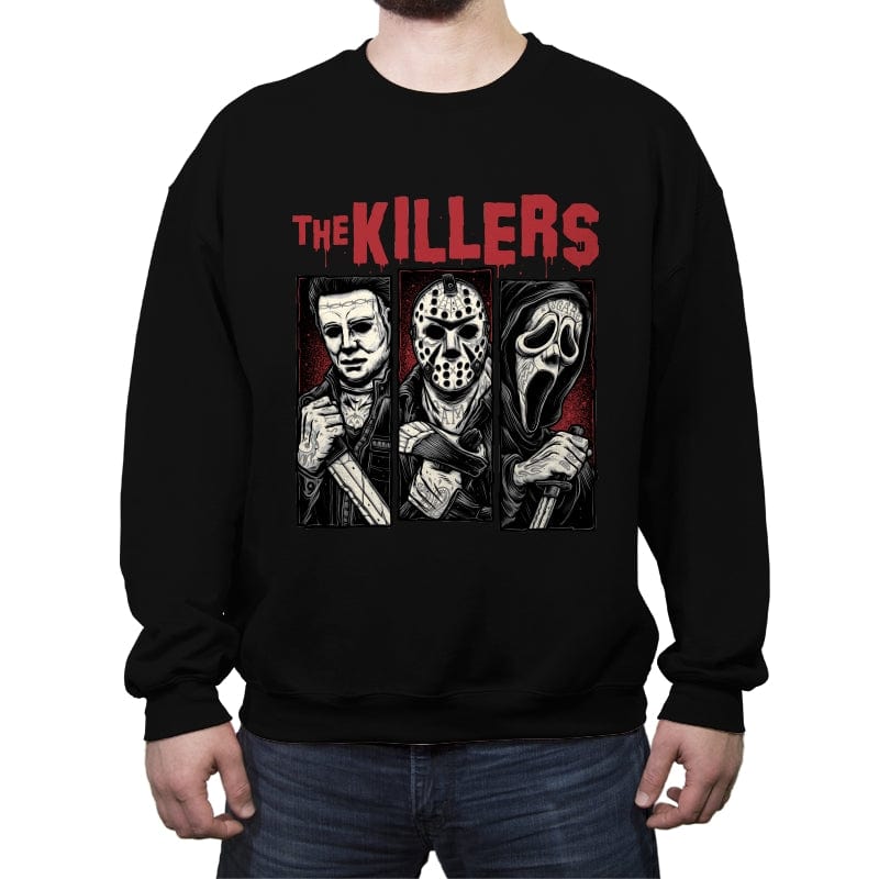 The Killers - Crew Neck Sweatshirt Crew Neck Sweatshirt RIPT Apparel Small / Black