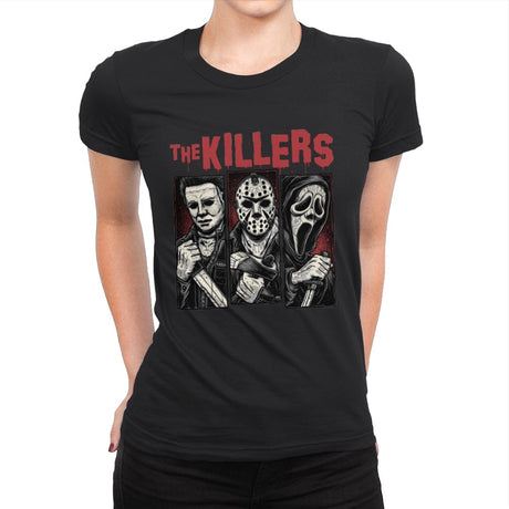 The Killers - Womens Premium T-Shirts RIPT Apparel Small / Black