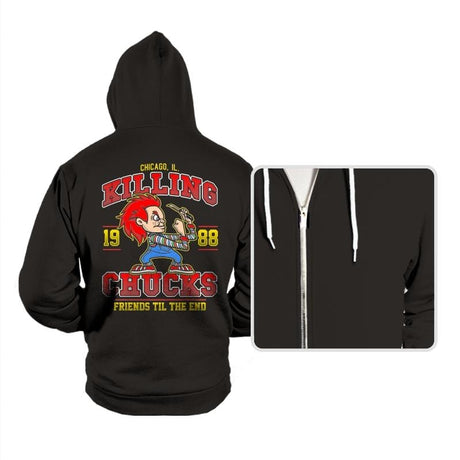 The Killing Chucks - Hoodies Hoodies RIPT Apparel Small / Black