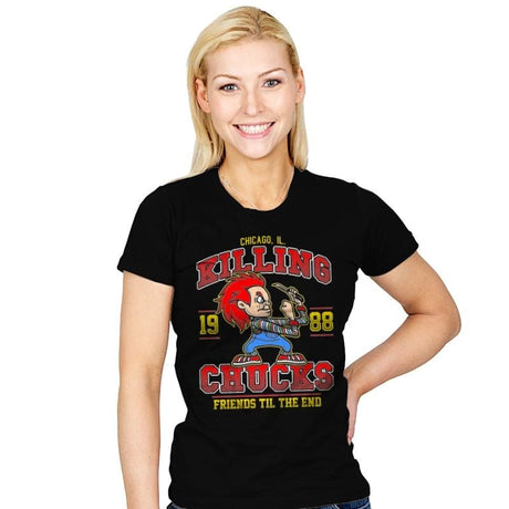 The Killing Chucks - Womens T-Shirts RIPT Apparel