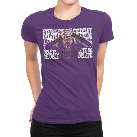 The Killing Woke Exclusive - Womens Premium T-Shirts RIPT Apparel Small / Purple Rush