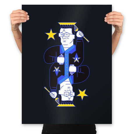 The King of Arlen - Prints Posters RIPT Apparel 18x24 / Black