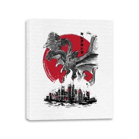 The King of Terror Attack - Canvas Wraps Canvas Wraps RIPT Apparel 11x14 / White
