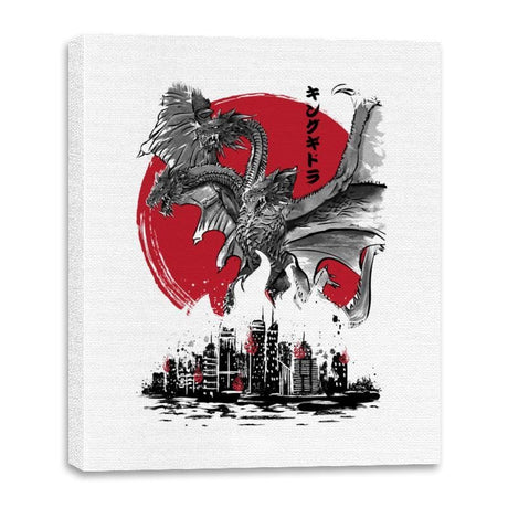 The King of Terror Attack - Canvas Wraps Canvas Wraps RIPT Apparel 16x20 / White