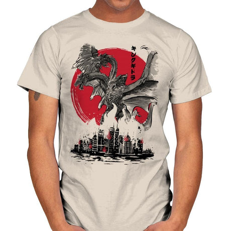 The King of Terror Attack - Mens T-Shirts RIPT Apparel Small / Natural