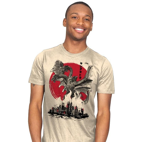 The King of Terror Attack - Mens T-Shirts RIPT Apparel Small / Natural