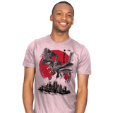 The King of Terror Attack - Mens T-Shirts RIPT Apparel Small / Pink