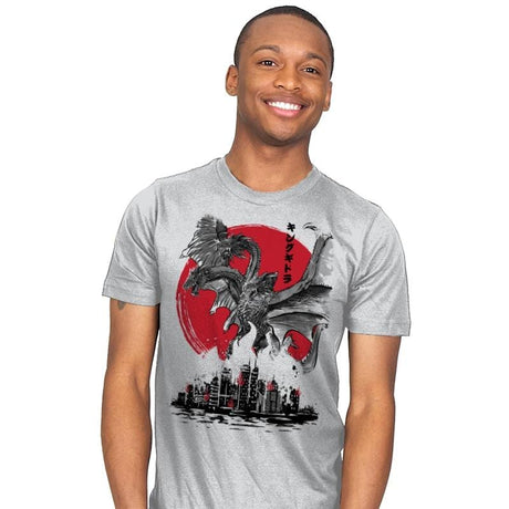 The King of Terror Attack - Mens T-Shirts RIPT Apparel Small / Silver