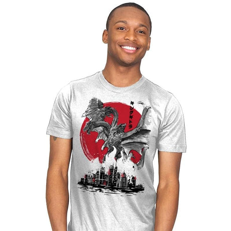 The King of Terror Attack - Mens T-Shirts RIPT Apparel Small / White