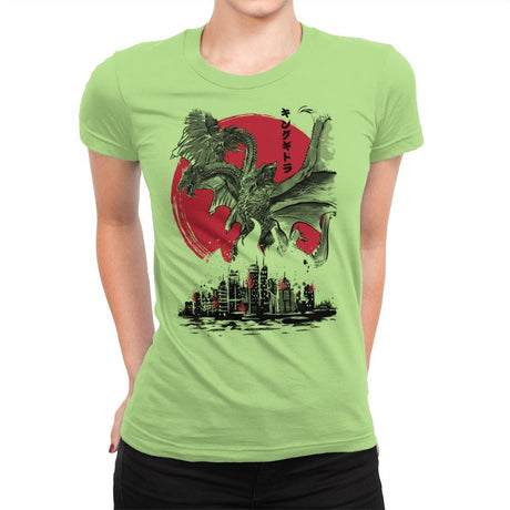 The King of Terror Attack - Womens Premium T-Shirts RIPT Apparel Small / Mint