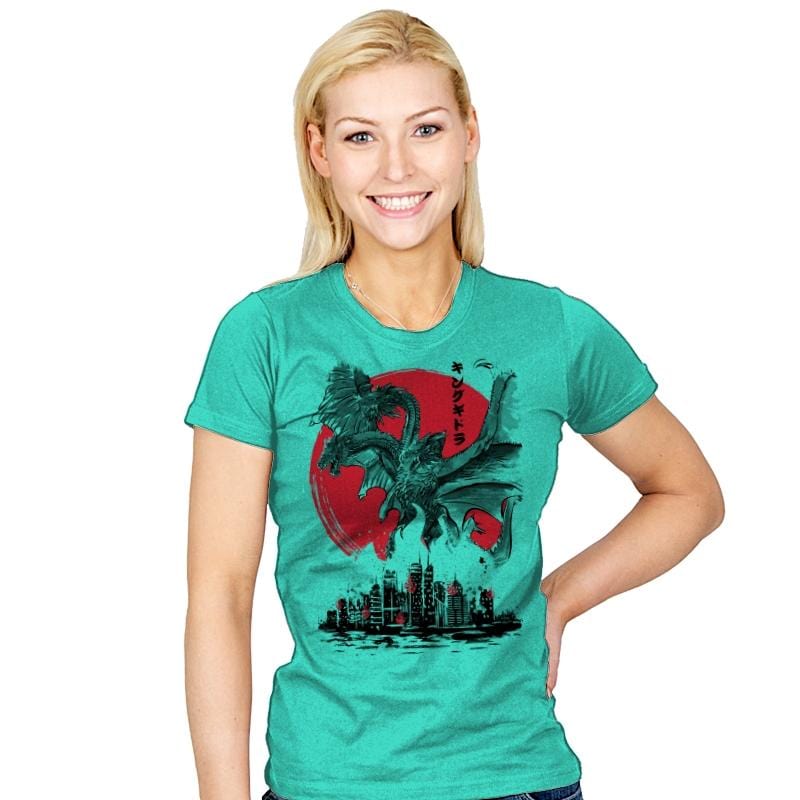 The King of Terror Attack - Womens T-Shirts RIPT Apparel Small / Mint