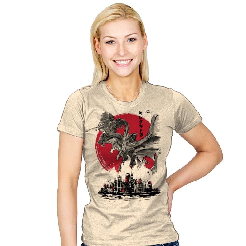 The King of Terror Attack - Womens T-Shirts RIPT Apparel Small / Natural