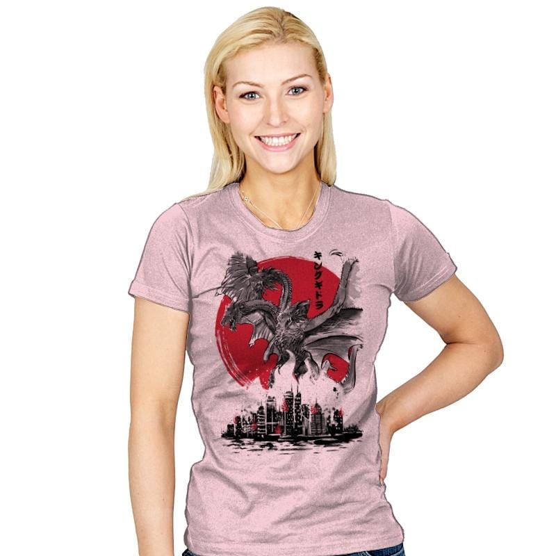 The King of Terror Attack - Womens T-Shirts RIPT Apparel Small / Pink