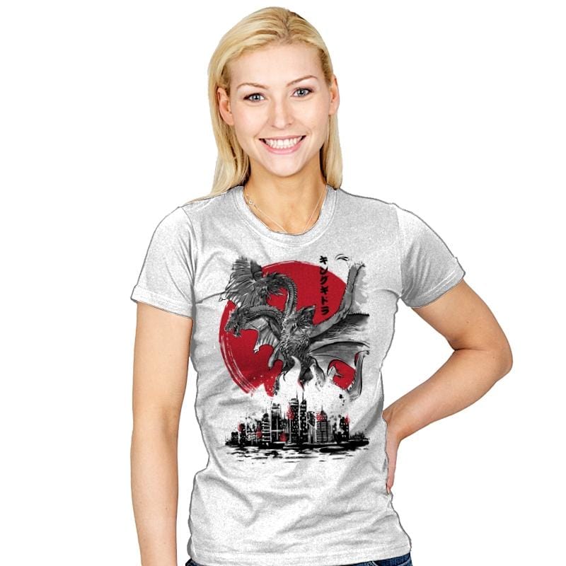 The King of Terror Attack - Womens T-Shirts RIPT Apparel Small / White