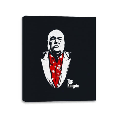 The Kingpin - Canvas Wraps Canvas Wraps RIPT Apparel 11x14 / Black