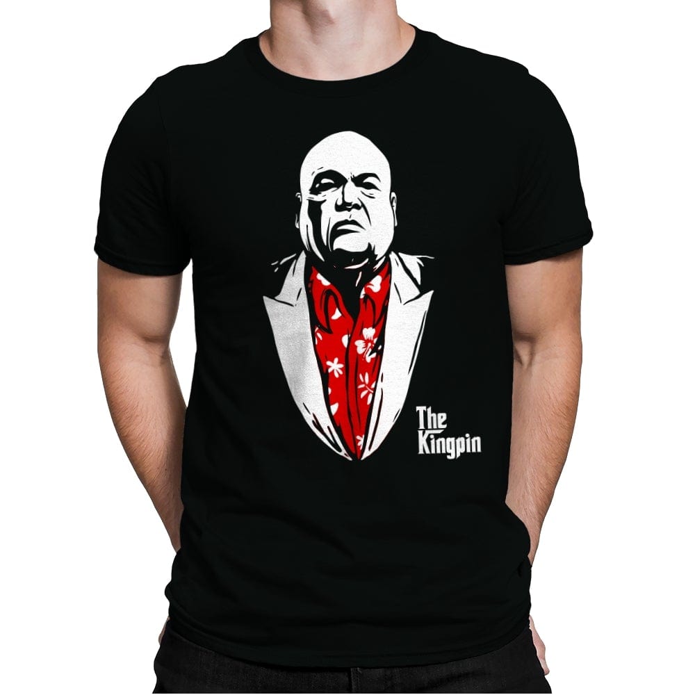 The Kingpin - Mens Premium T-Shirts RIPT Apparel Small / Black
