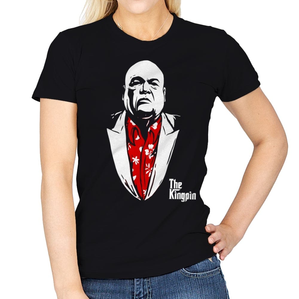 The Kingpin - Womens T-Shirts RIPT Apparel Small / Black