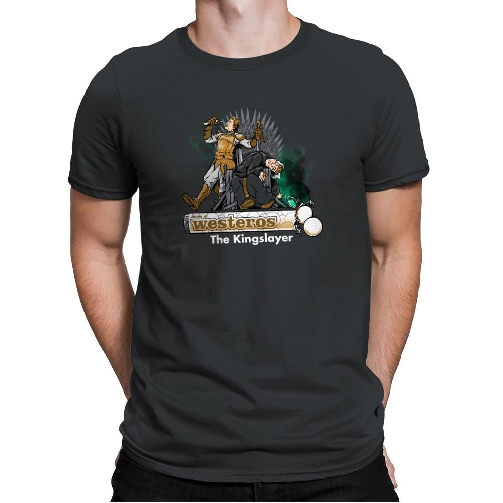 The Kingslayer Exclusive - Mens Premium T-Shirts RIPT Apparel Small / Heavy Metal