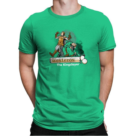 The Kingslayer Exclusive - Mens Premium T-Shirts RIPT Apparel Small / Kelly Green