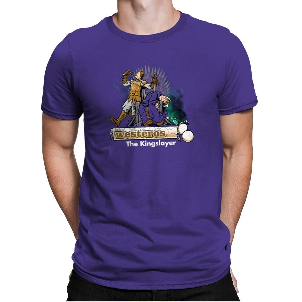 The Kingslayer Exclusive - Mens Premium T-Shirts RIPT Apparel Small / Purple Rush