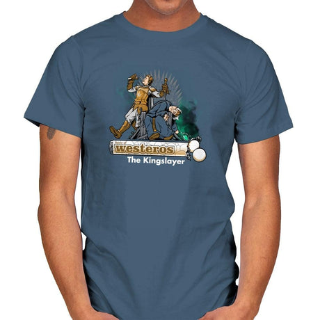 The Kingslayer Exclusive - Mens T-Shirts RIPT Apparel Small / Indigo Blue