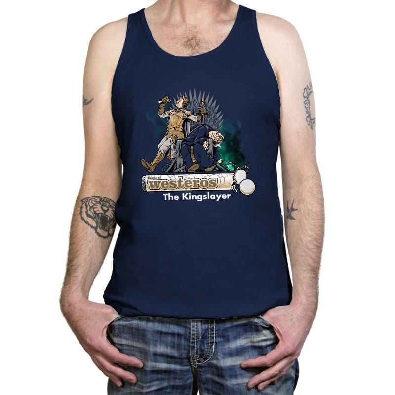 The Kingslayer Exclusive - Tanktop Tanktop RIPT Apparel X-Small / Navy