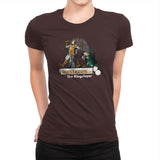 The Kingslayer Exclusive - Womens Premium T-Shirts RIPT Apparel Small / Dark Chocolate