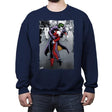 The Kissing Joke - Crew Neck Sweatshirt Crew Neck Sweatshirt RIPT Apparel Small / Navy