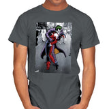 The Kissing Joke - Mens T-Shirts RIPT Apparel Small / Charcoal