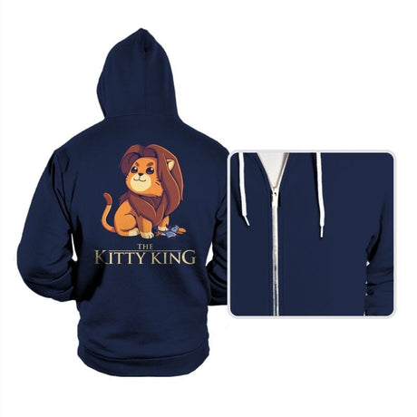 The Kitty King - Hoodies Hoodies RIPT Apparel