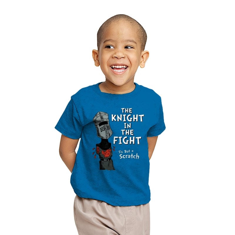 The Knight in the Fight - Youth T-Shirts RIPT Apparel X-small / Sapphire