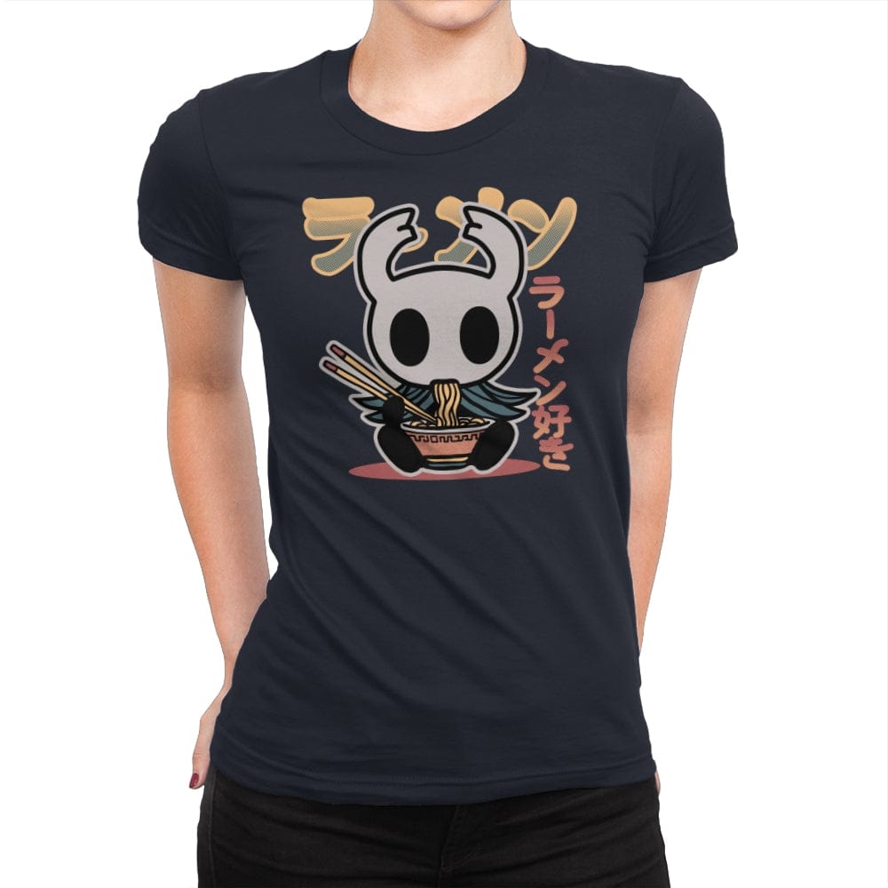 The Knight loves Ramen Too - Womens Premium T-Shirts RIPT Apparel Small / Midnight Navy