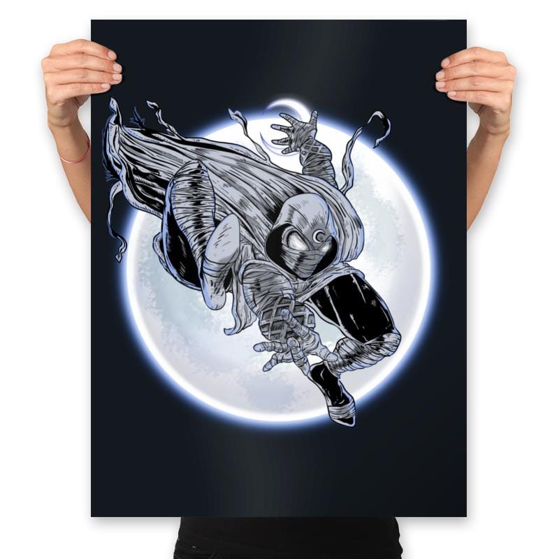 The Knight - Prints Posters RIPT Apparel 18x24 / Black