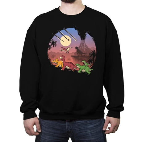 The Land Before Extinction - Crew Neck Sweatshirt Crew Neck Sweatshirt RIPT Apparel