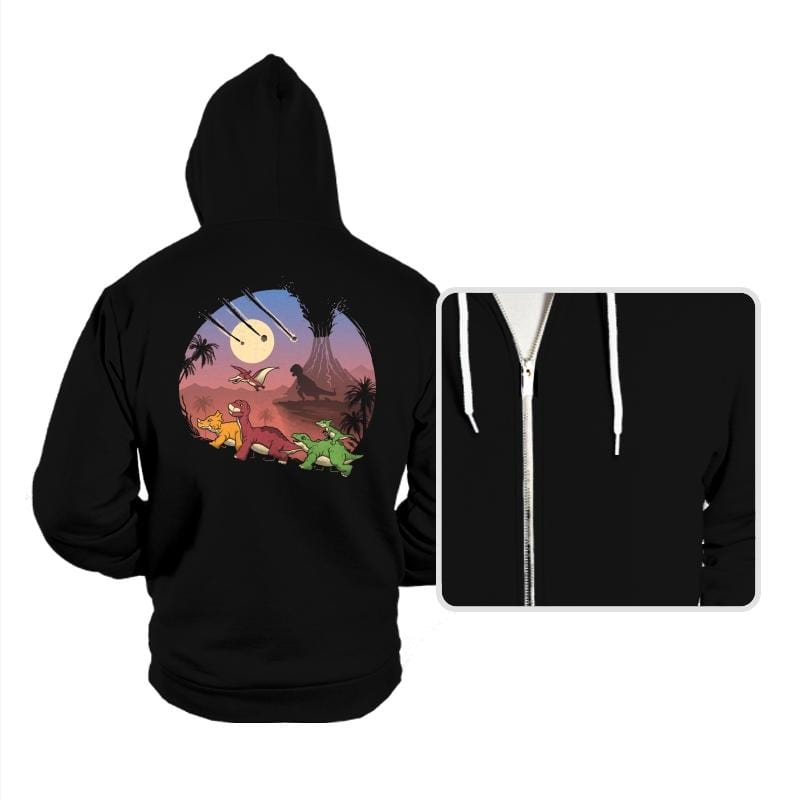 The Land Before Extinction - Hoodies Hoodies RIPT Apparel