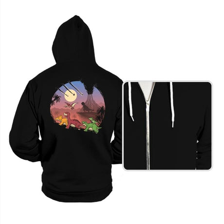 The Land Before Extinction - Hoodies Hoodies RIPT Apparel