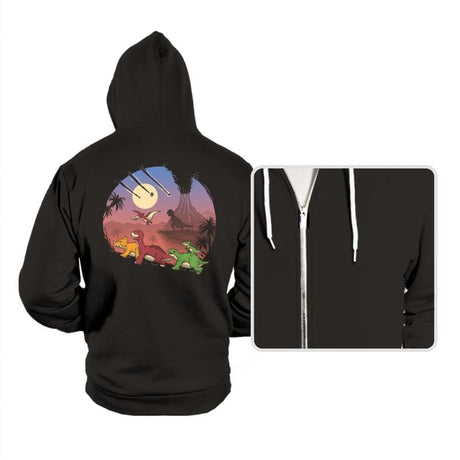 The Land Before Extinction - Hoodies Hoodies RIPT Apparel Small / Black