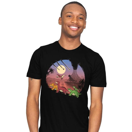 The Land Before Extinction - Mens T-Shirts RIPT Apparel Small / Black