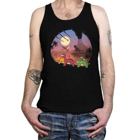 The Land Before Extinction - Tanktop Tanktop RIPT Apparel X-Small / Black