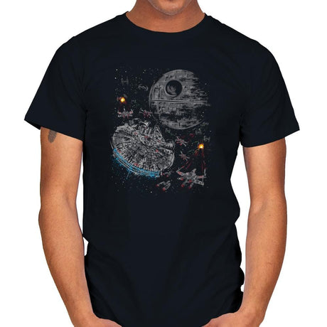 The Last Great Battle - Sumi Ink Wars - Mens T-Shirts RIPT Apparel Small / Black