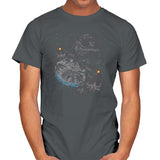 The Last Great Battle - Sumi Ink Wars - Mens T-Shirts RIPT Apparel Small / Charcoal