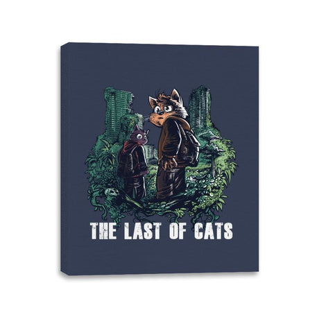 The Last of Cats - Canvas Wraps Canvas Wraps RIPT Apparel 11x14 / Navy