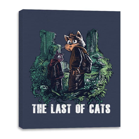 The Last of Cats - Canvas Wraps Canvas Wraps RIPT Apparel 16x20 / Navy