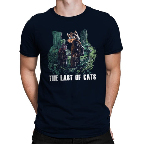The Last of Cats - Mens Premium T-Shirts RIPT Apparel Small / Midnight Navy