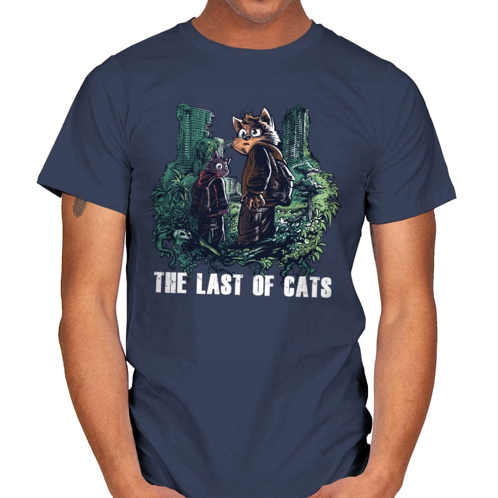 The Last of Cats - Mens T-Shirts RIPT Apparel Small / Navy