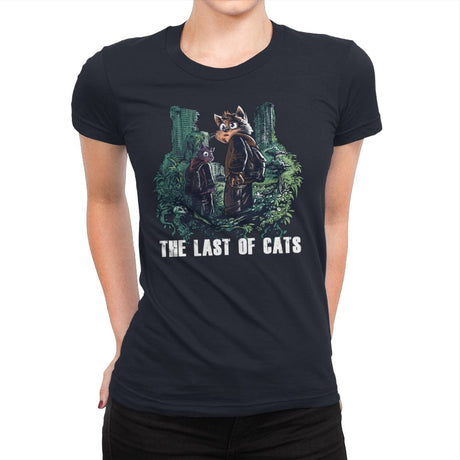 The Last of Cats - Womens Premium T-Shirts RIPT Apparel Small / Midnight Navy