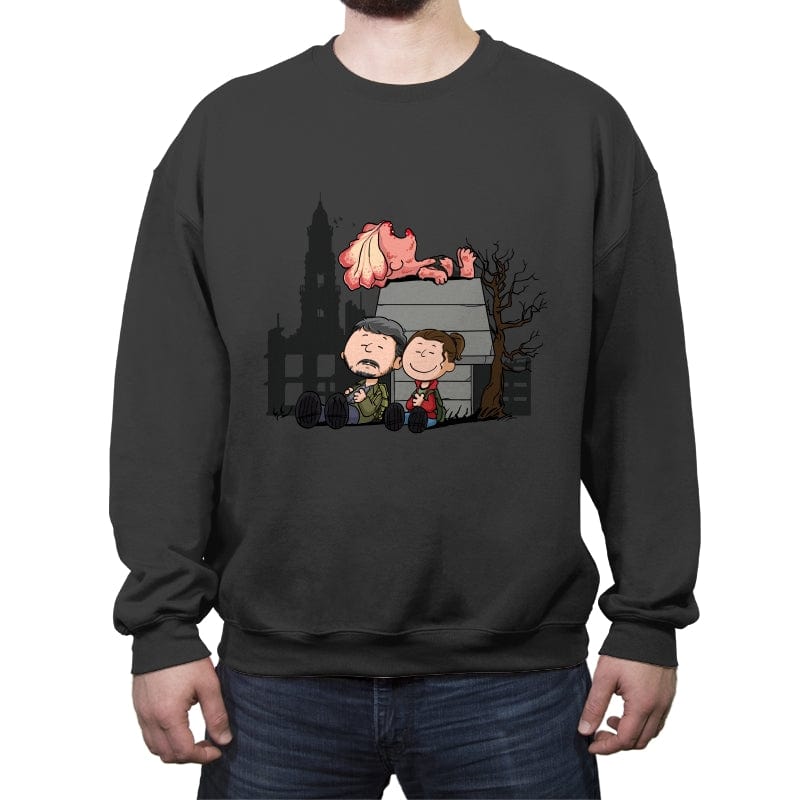 The Last of Nuts - Crew Neck Sweatshirt Crew Neck Sweatshirt RIPT Apparel Small / Charcoal