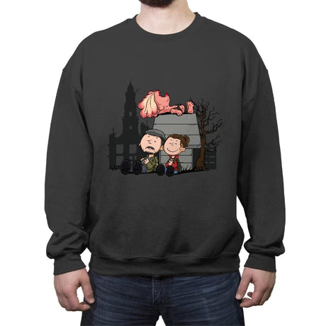 The Last of Nuts - Crew Neck Sweatshirt Crew Neck Sweatshirt RIPT Apparel Small / Charcoal