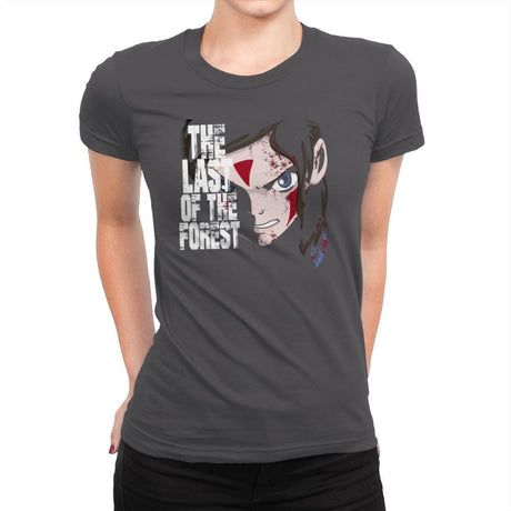 The Last of the Forest - Womens Premium T-Shirts RIPT Apparel Small / Heavy Metal