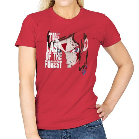 The Last of the Forest - Womens T-Shirts RIPT Apparel Small / Red